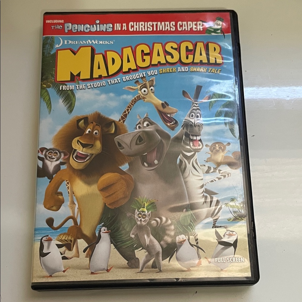 DreamWorks Madagascar DVD with Colorful Characters‎